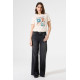 T-shirt blanc cassé GARCIA