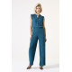 Pantalon bleu lagon GARCIA