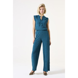 Pantalon bleu lagon GARCIA