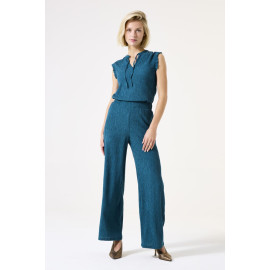Pantalon bleu lagon GARCIA