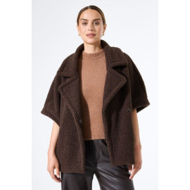 Veste teddy marron GARCIA