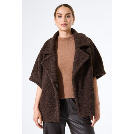 Veste teddy marron GARCIA