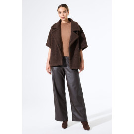 Veste teddy marron GARCIA