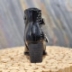 Bottine noire à clous