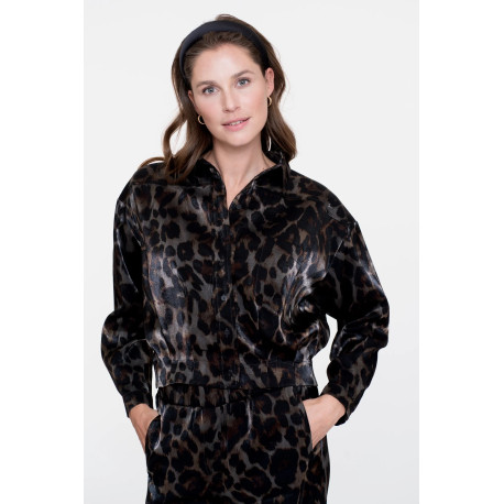 Veste léopard GEISHA