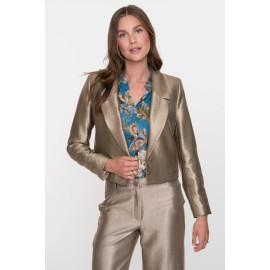 Blazer court doré GEISHA