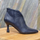 Bottine marine à talon