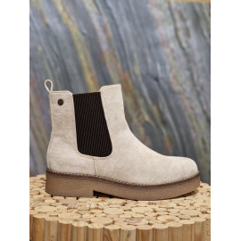 Bottine beige