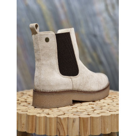 Bottine beige