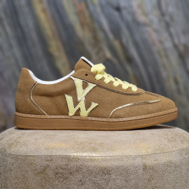 Basket AURA Initials VANESSA WU camel