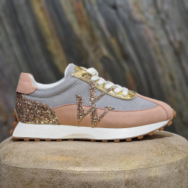 Basket Flow Initials VANESSA WU rose