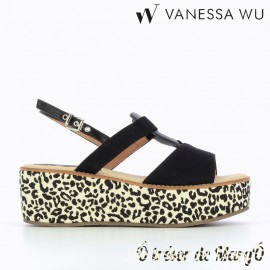 Sandale compensée Vanessa Wu