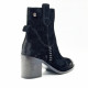 Bottine noire CARMELA en cuir