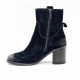 Bottine noire CARMELA en cuir