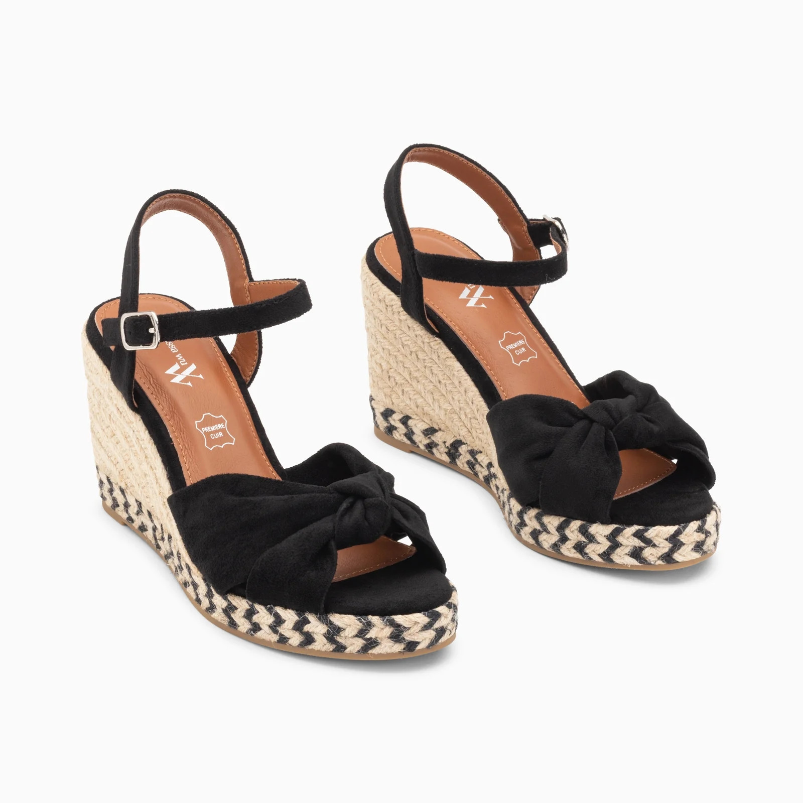 Shoe Grossiste Vanessa Wu Vanessa Wu Sandales A Brides Noires