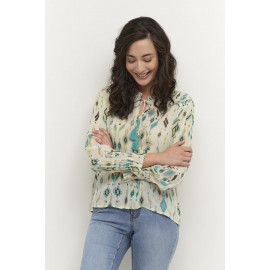 Blouse Cresra CREAM imprimé ethnique