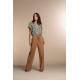 Pantalon GEISHA marron tabac