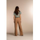 Pantalon GEISHA marron tabac