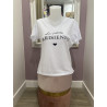 T-shirt LA PETITE PARISIENNE noir
