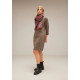 Robe STREET ONE velours marron