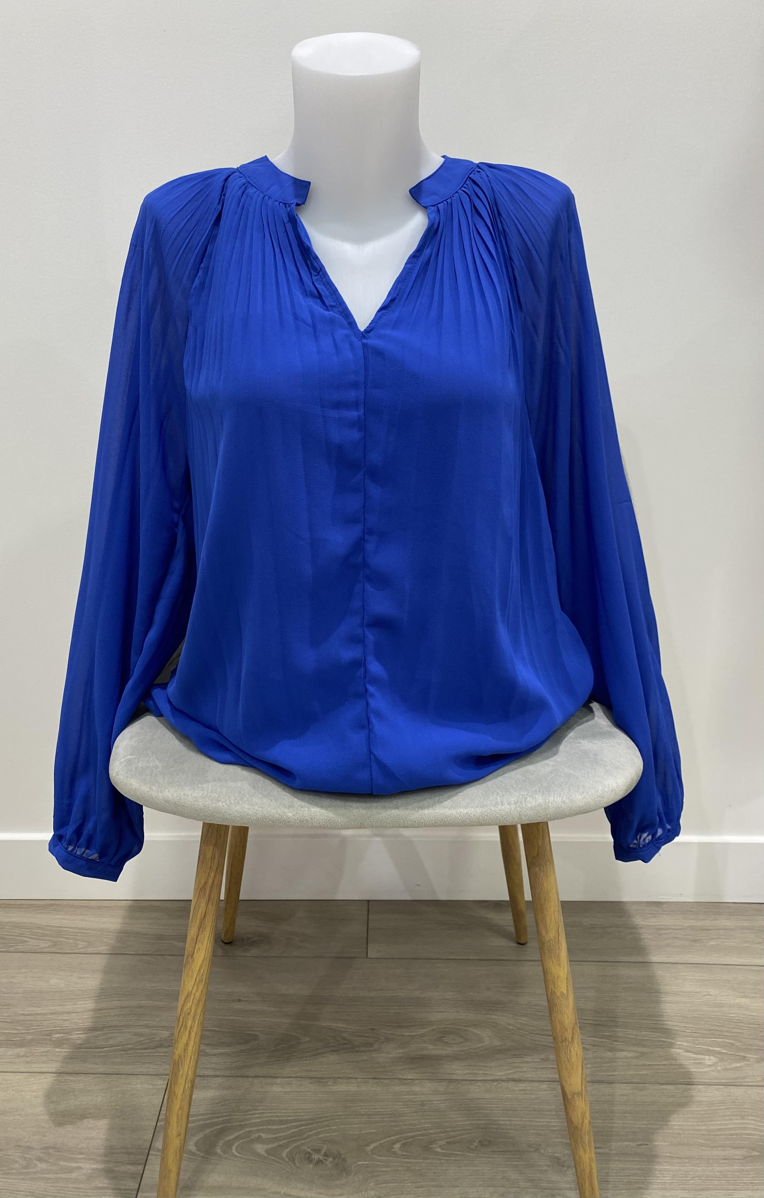 Blouse bleu online roi femme