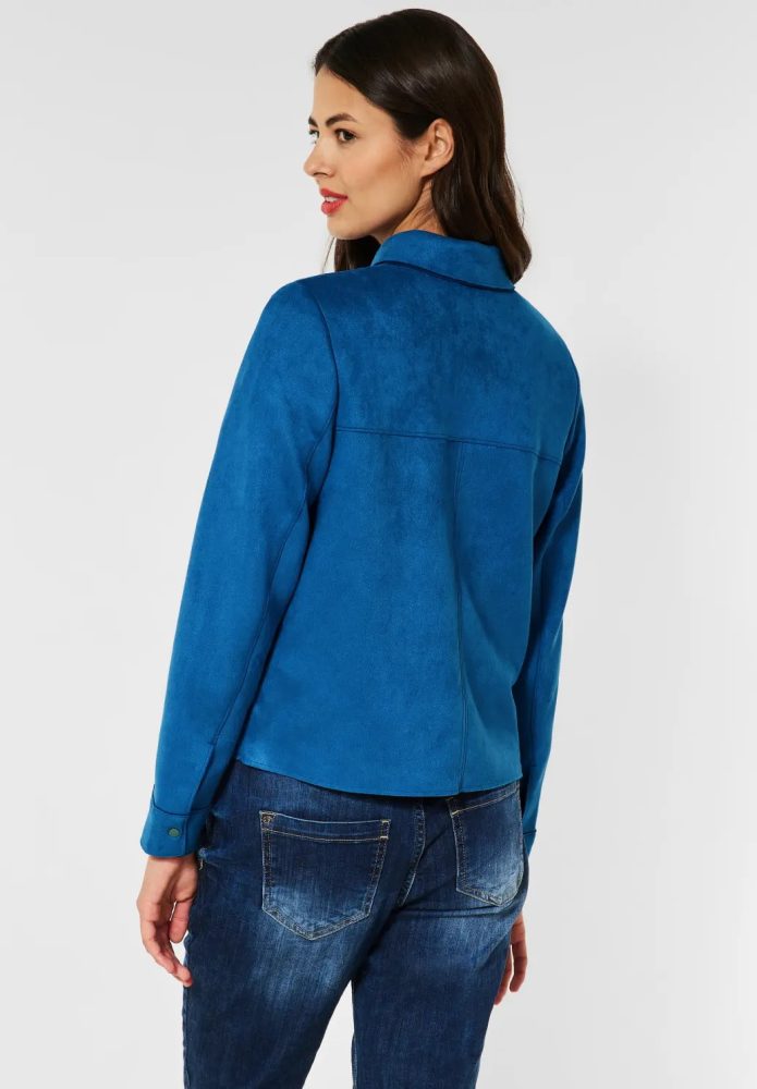 Veste STREET ONE bleue en suédine
