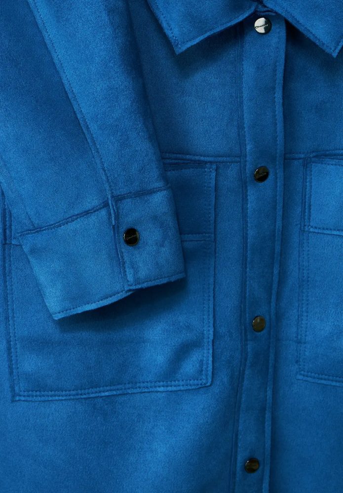 Veste STREET ONE bleue en suédine
