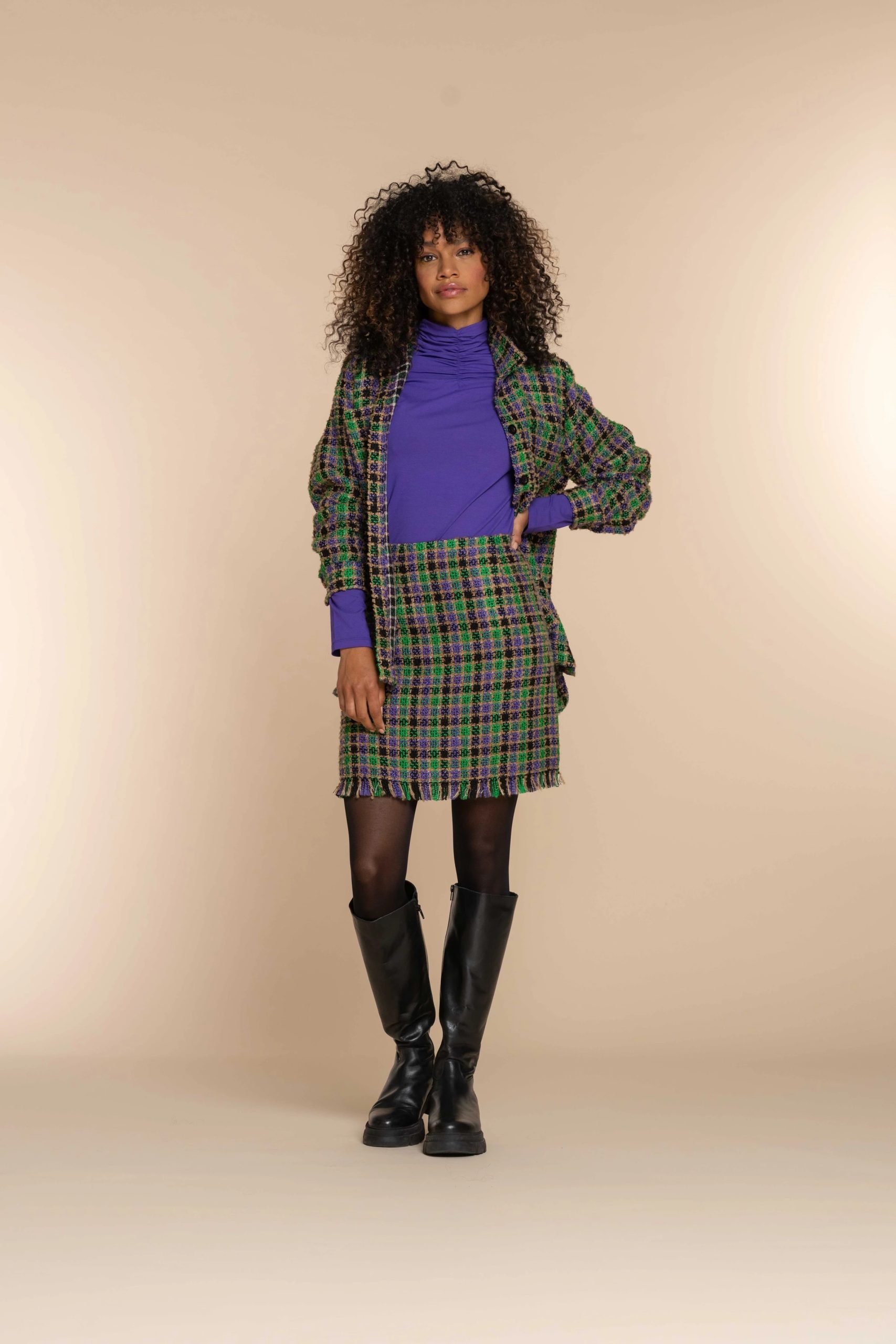 Jupe courte GEISHA imprimé