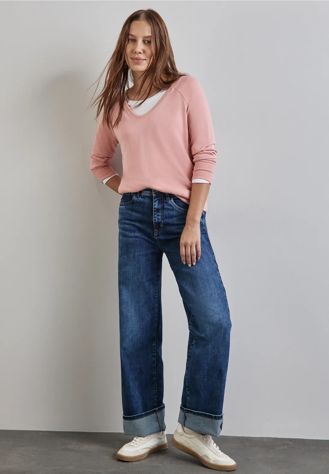 Pull-Tshirt rose STREET ONE