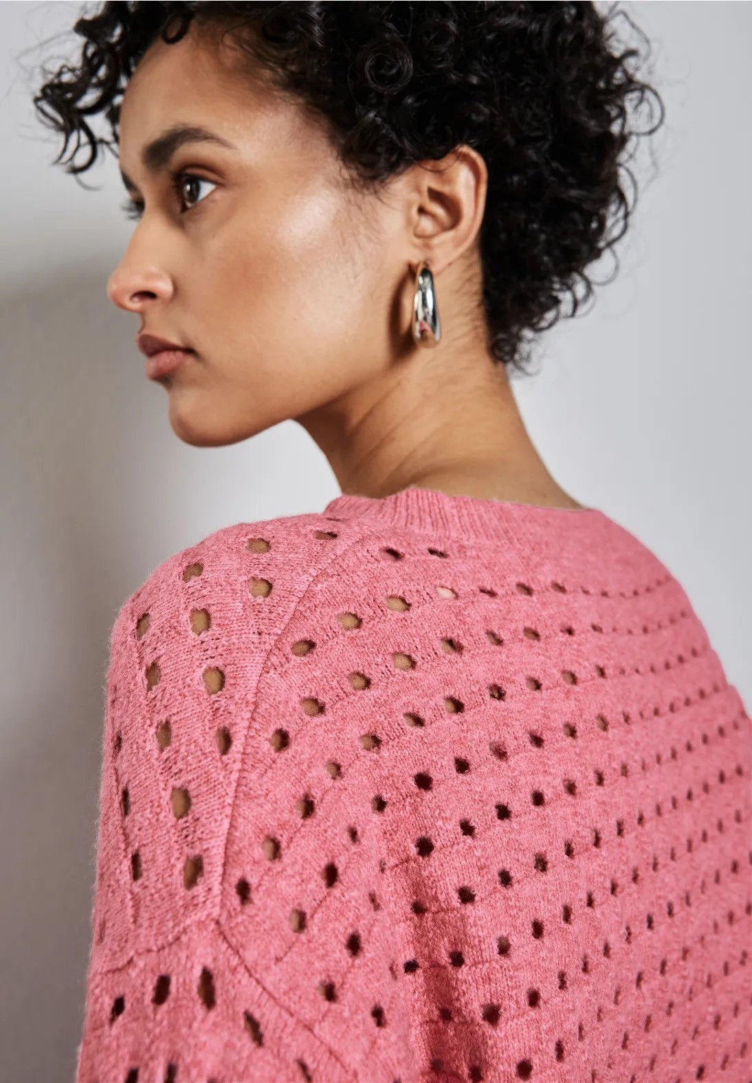 Pull ajouré rose STREET ONE