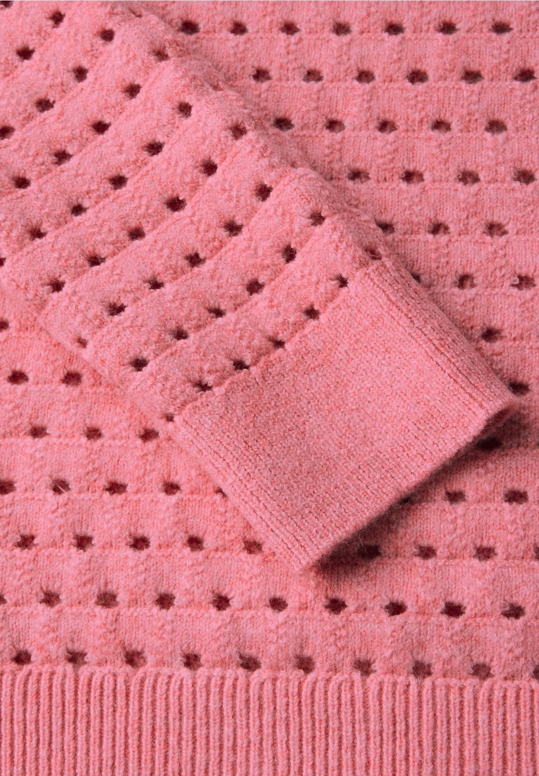 Pull ajouré rose STREET ONE