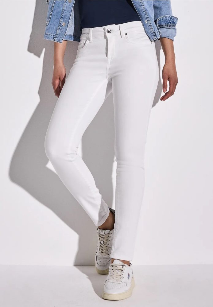 Jean slim blanc STREET ONE