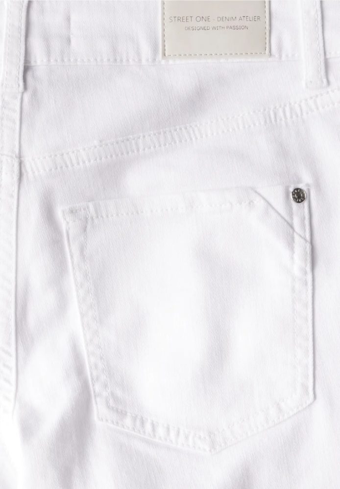 Jean slim blanc STREET ONE