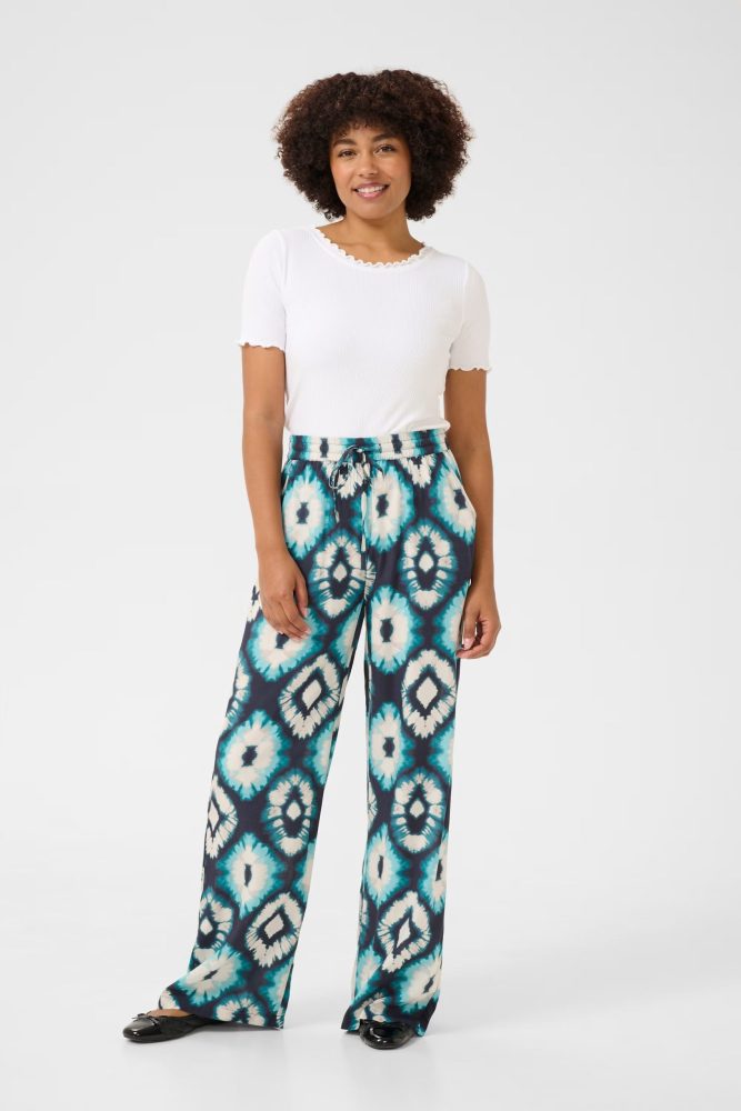 Pantalon Tiah imprimé CREAM