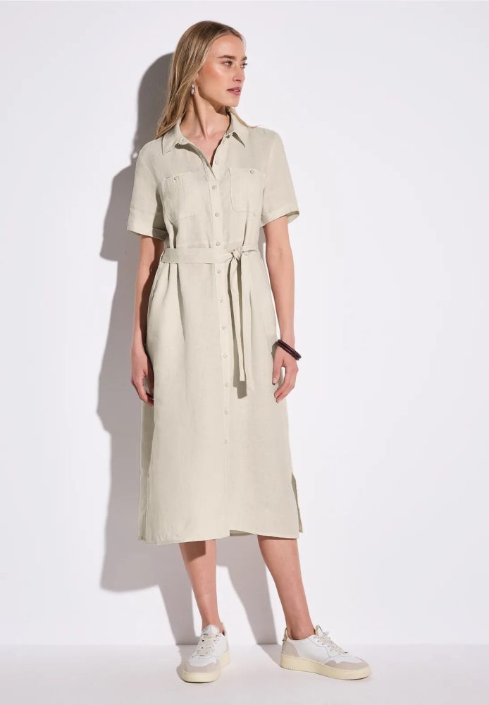 Robe midi beige STREET ONE