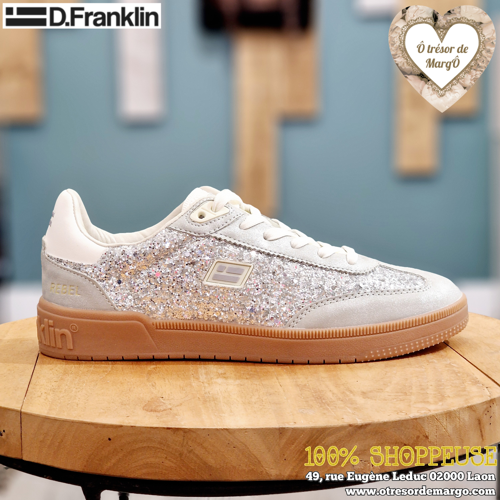 Basket Rebel D.Franklin argenté