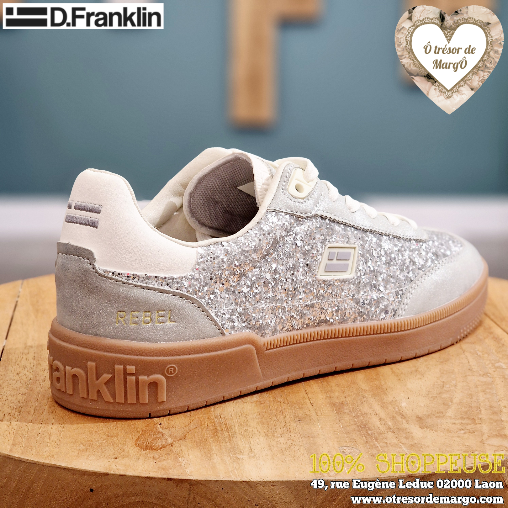 Basket Rebel D.Franklin argenté