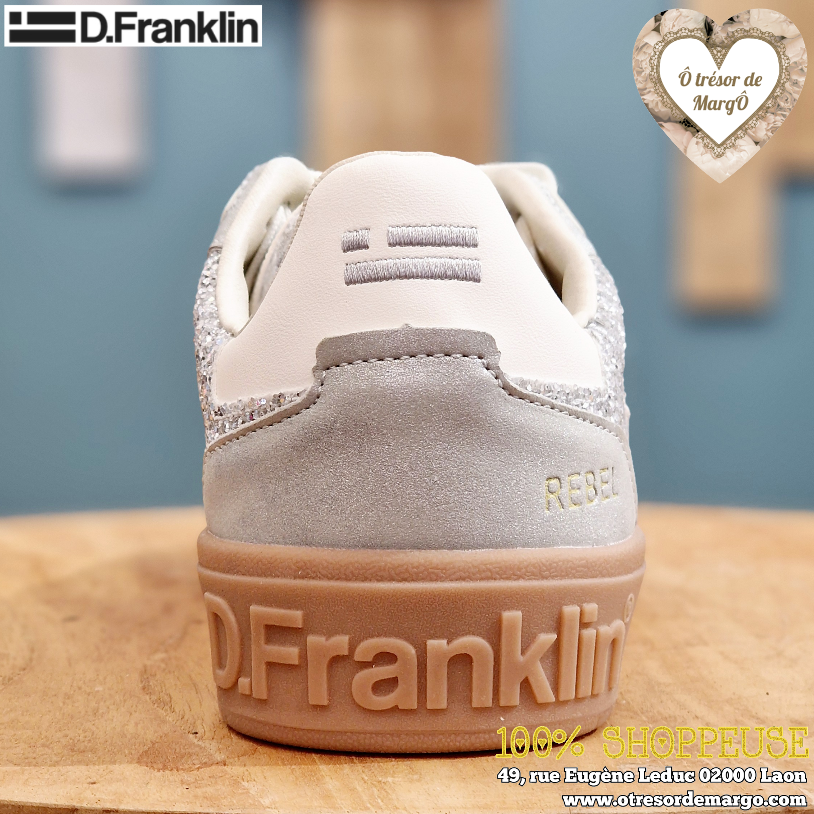 Basket Rebel D.Franklin argenté