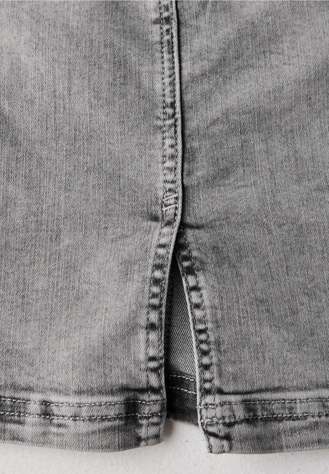 Jupe en jean gris STREET ONE