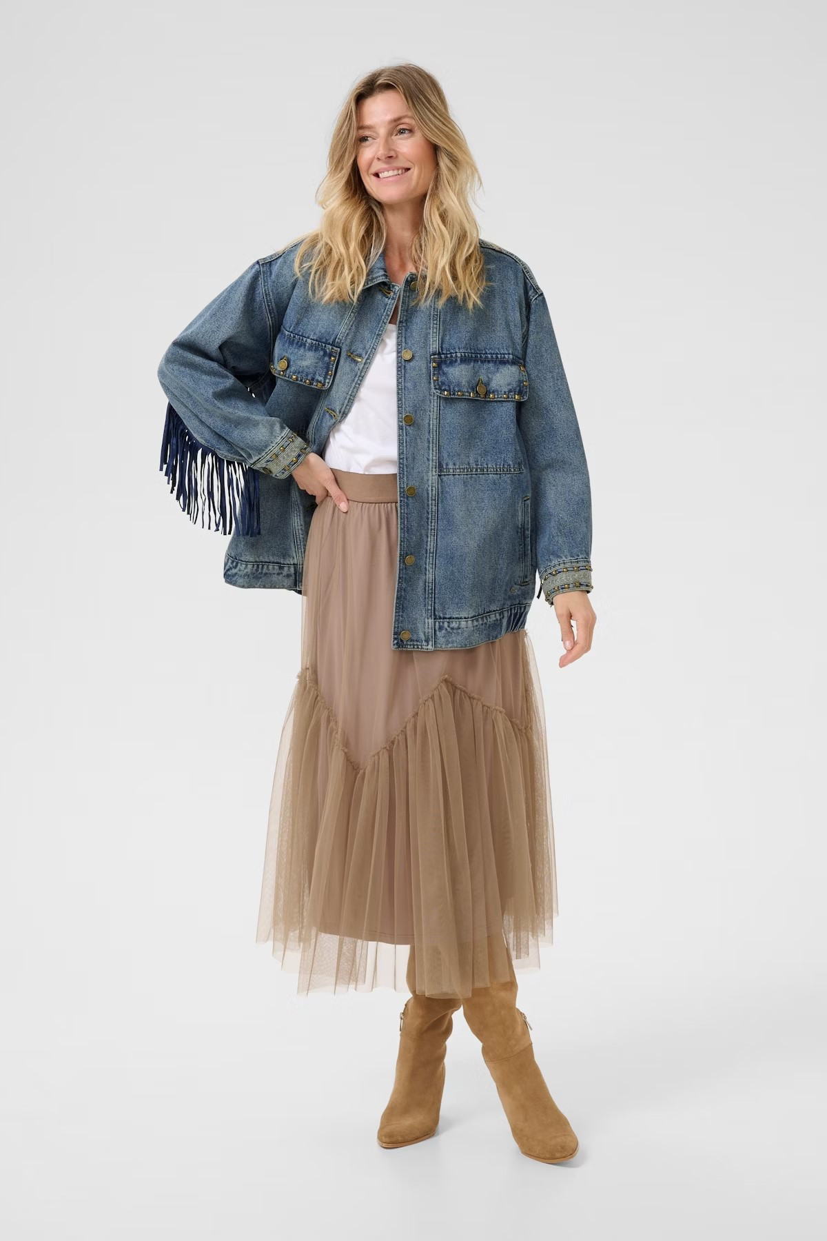 Veste Kos denim CREAM