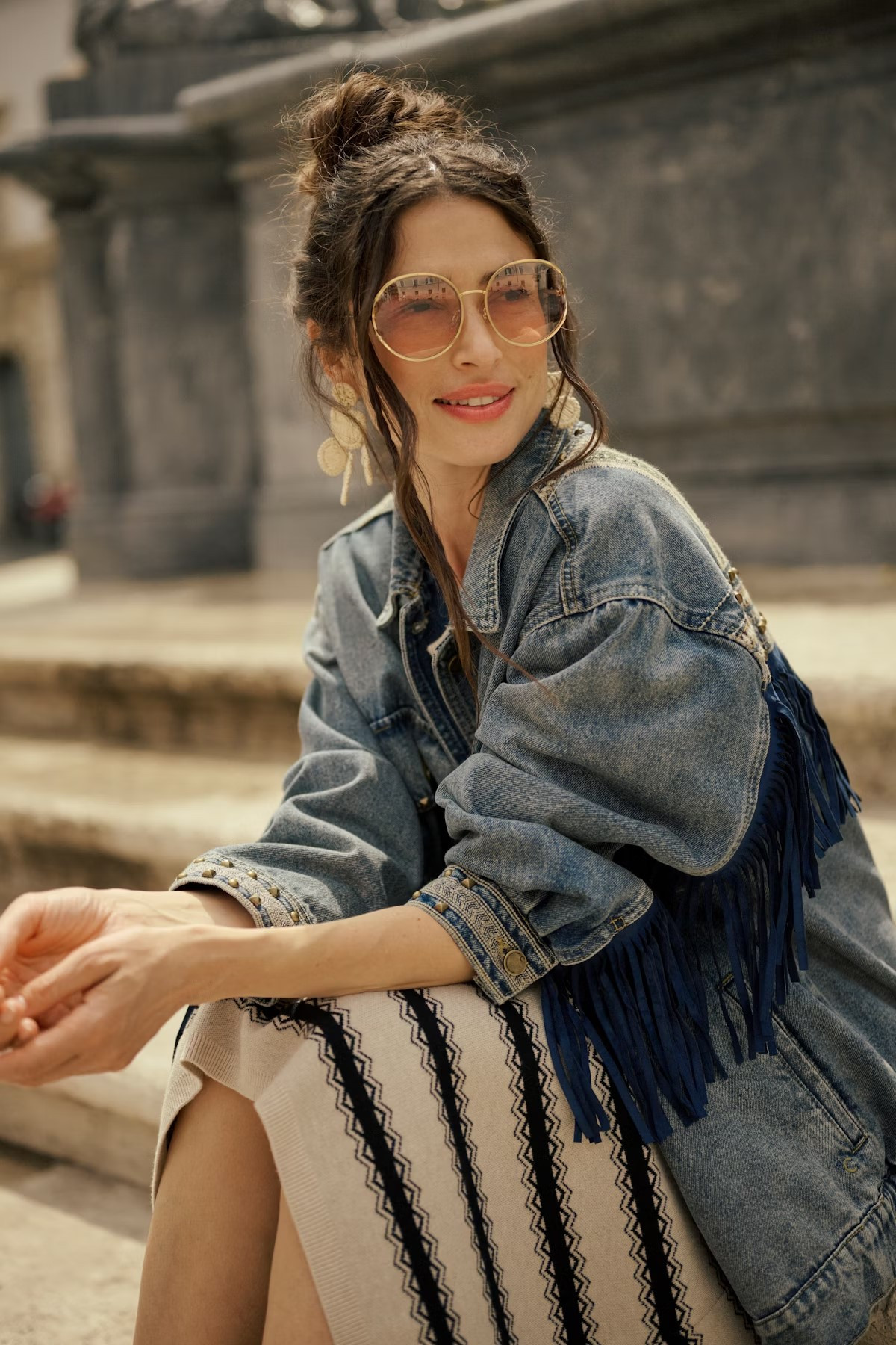 Veste Kos denim CREAM