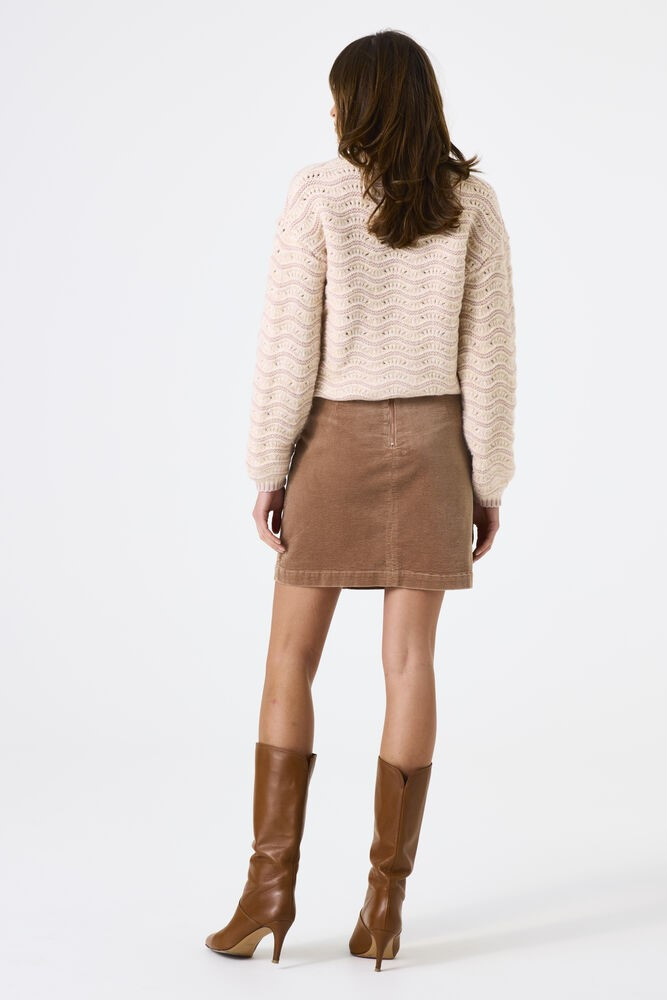 Pull à motif beige GARCIA