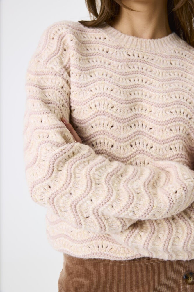 Pull à motif beige GARCIA