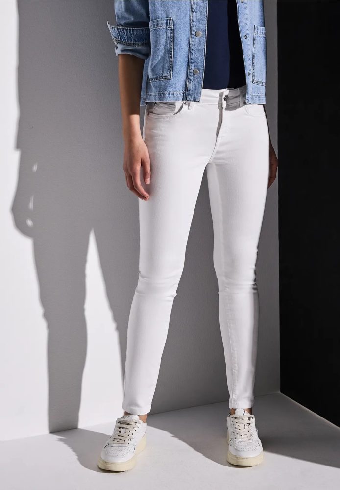 Jean slim blanc STREET ONE