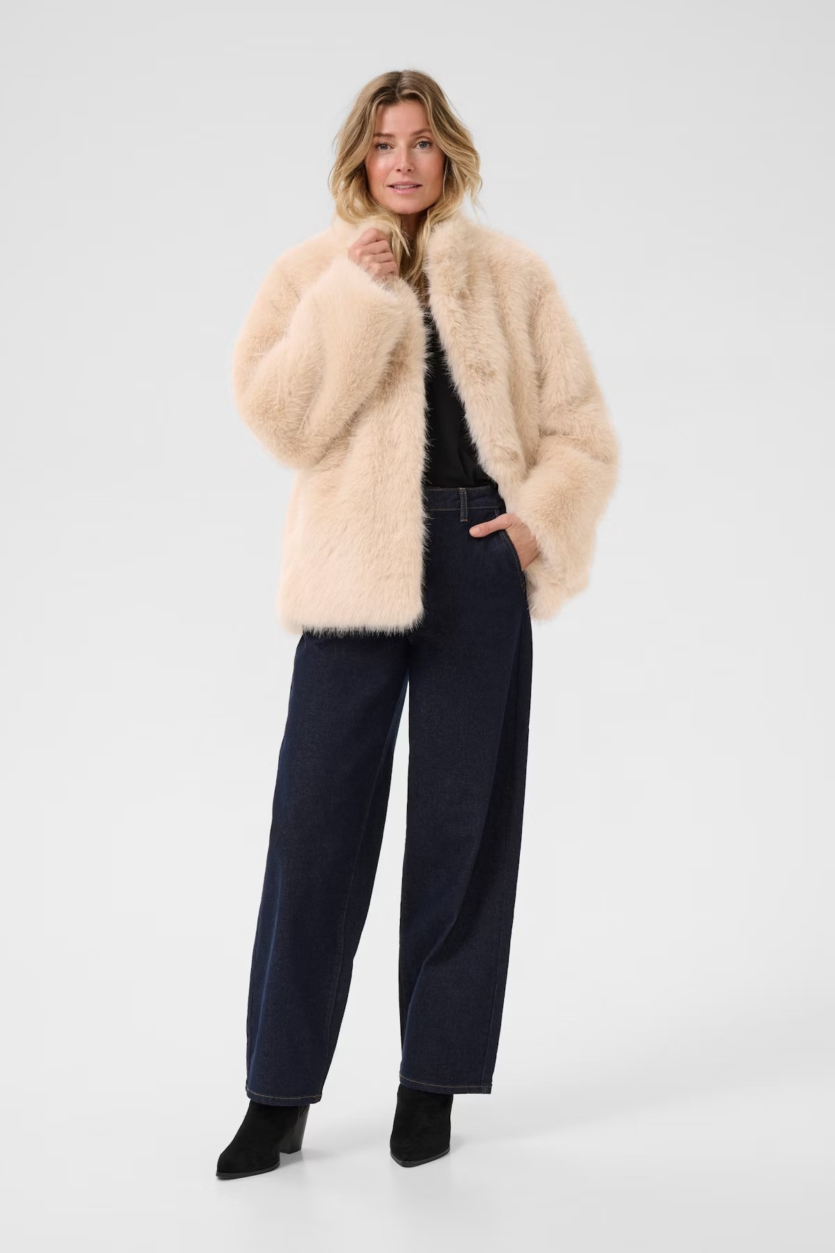 Fausse fourrure Frimia beige CREAM