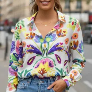Chemisier multicolor