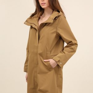 imperméable chic moderne camel mordoré mi-long reims paris