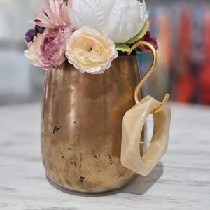 bracelet octogonal beige foncé fantaisie bijoux tendance été chic looké laon reims paris soissons