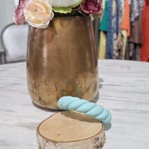 bracelet forme corde bleu ciel bijoux fantaisie laon reims paris soissons tendance chic looké