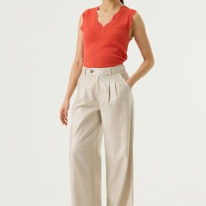 pantalon bige doré de la marque garcia